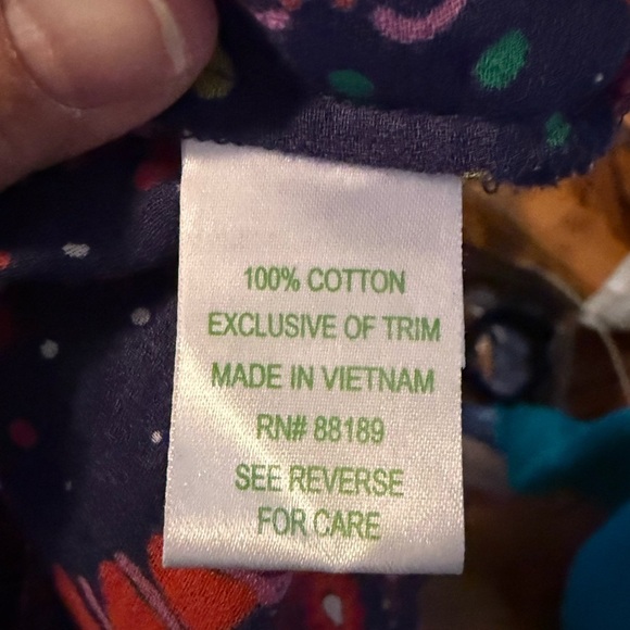 Lilly Pulitzer Sz L Providence Top in Garden Menagerie Long Sleeve TOP 20" PTP - Picture 6 of 8